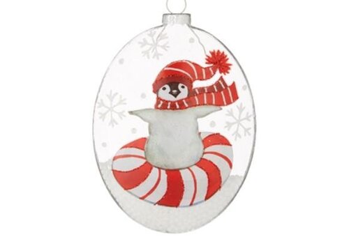  Penguin Disc w Snow Orn 