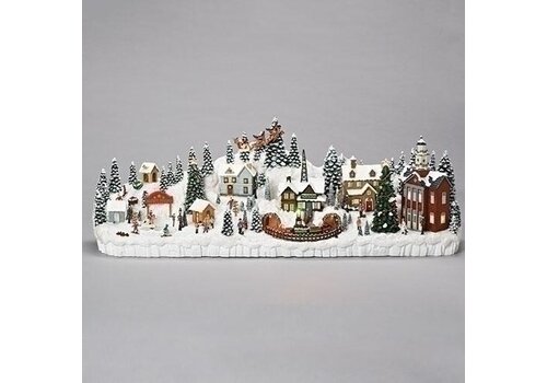  Roman Inc 11" LED Musical Mantlepiece 