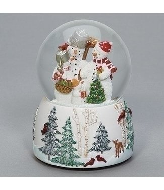Snowman Family Music Dome