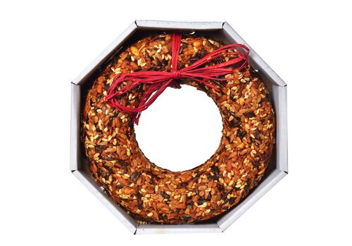 Mr Bird Flaming Hot Seed Wreath 