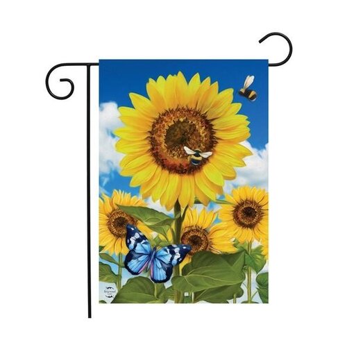  Sunflowers Bees Garden Flag 
