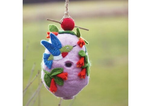 Hummingbird Wool Birdhouse   Hummingbird Wool Birdhouse
