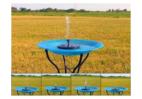  Floating Solar Bird Bath Bubbler 