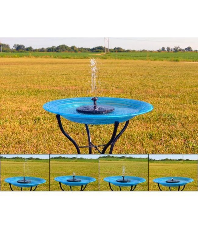 Floating Solar Bird Bath Bubbler Bell Farm Shops
