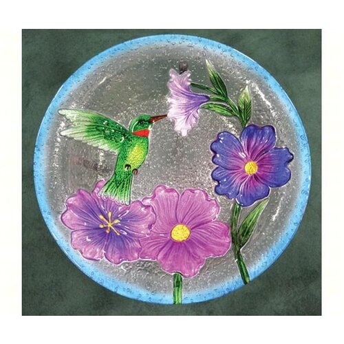 HB Glass Bird Bath 