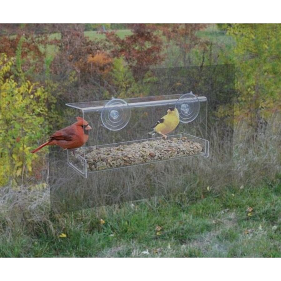 Open Diner Mirrored Window Feeder