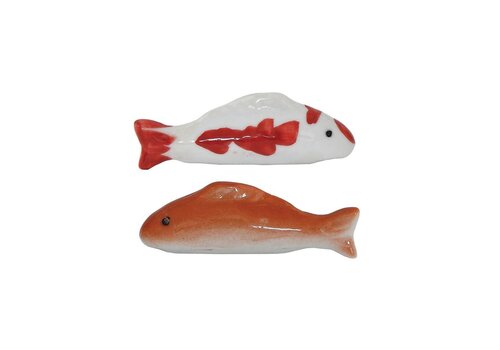  Creative Co-Op 2.75" Stoneware Floating Fish 