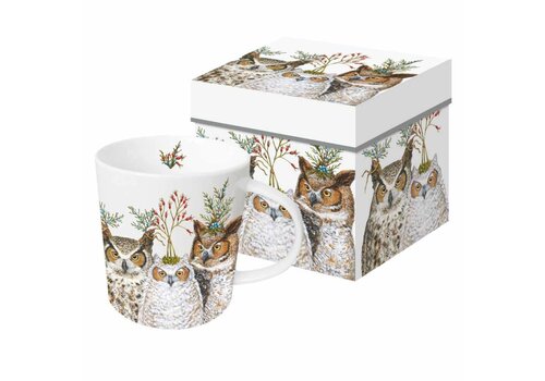  Paper Products Design Holiday Hoot Mug in Box 