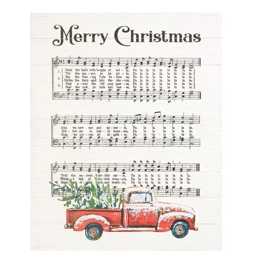 35" Sheet Music Wall Art