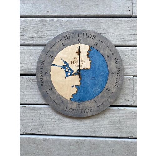  Tide Clock Map York Harbor 