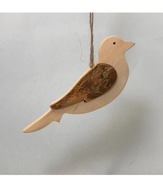 Talla Imports Bark Bird Ornament