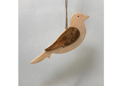  Talla Imports Bark Bird Ornament 
