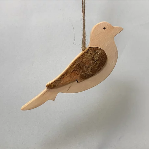  Talla Imports Bark Bird Ornament 