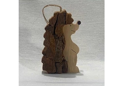  Talla Imports Bark Hedgehog Ornament 