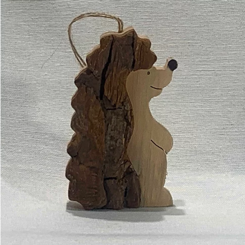  Talla Imports Bark Hedgehog Ornament 