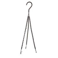 Black Rigid Chain Bird Bath