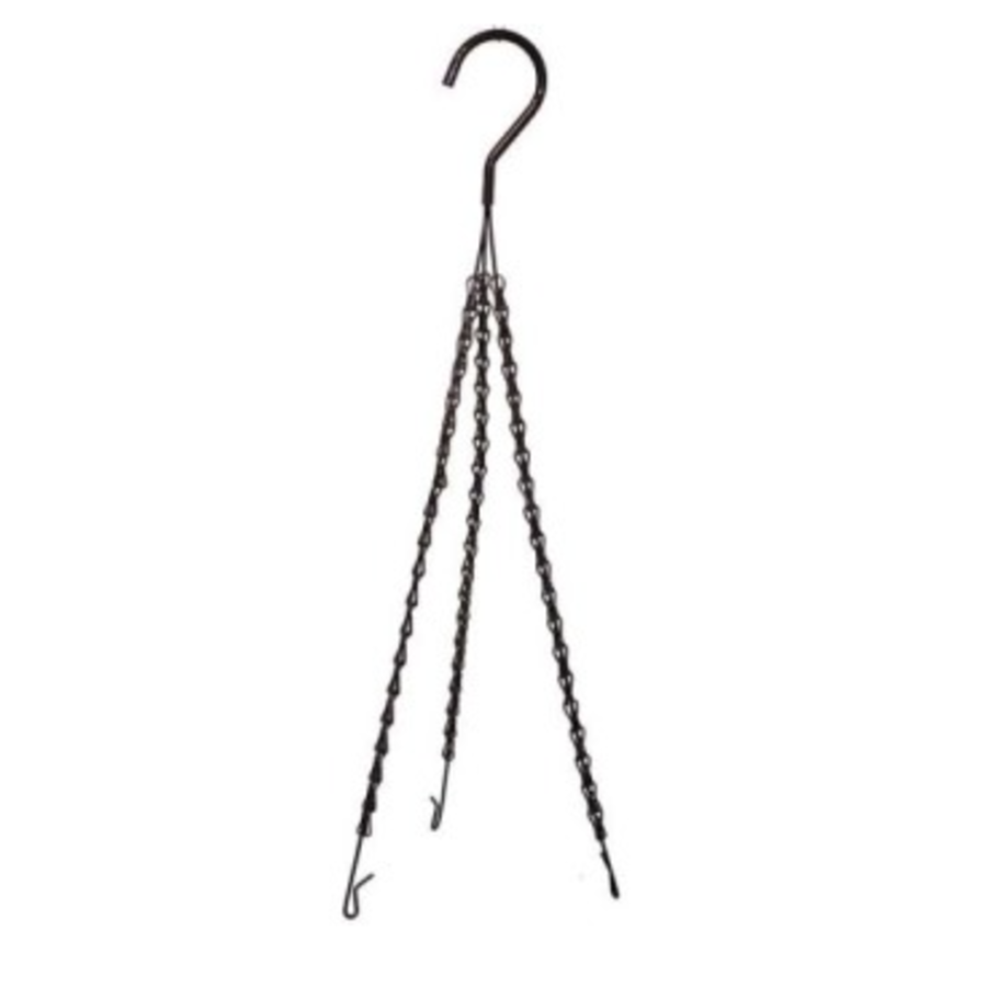 Black Rigid Chain Bird Bath