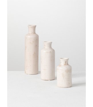 Sullivans Bottle Vase White