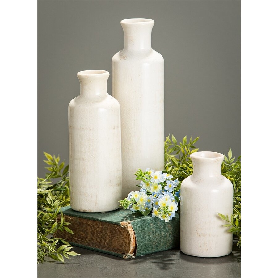 Bottle Vase White