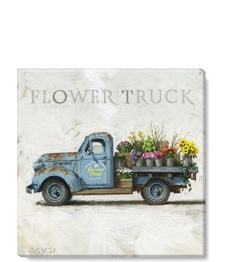 Flower Truck Giclee Wall Art