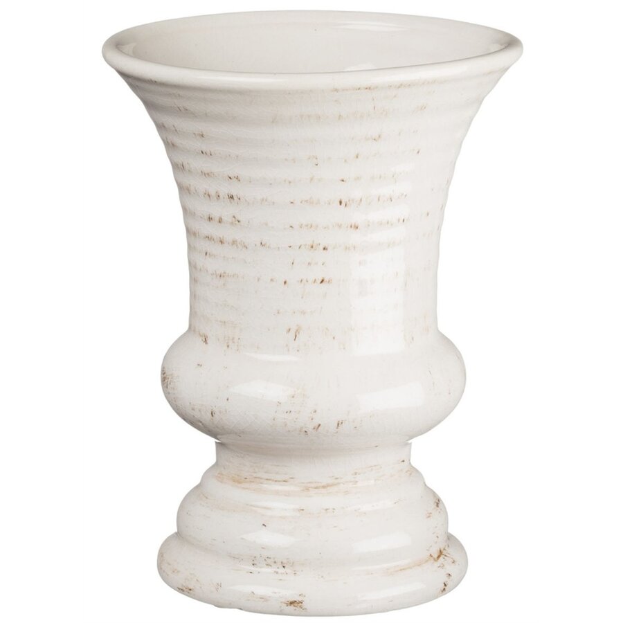 Urn Ceramic Distressed