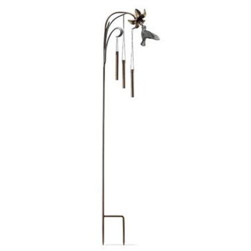  Hummingbird Windbell on Stake 