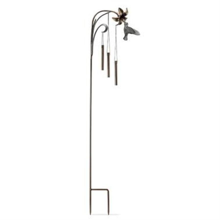 Hummingbird Windbell on Stake