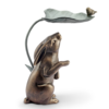 Rabbit, Bird and Leaf Birdfeeder