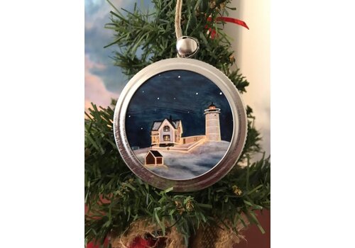  WoehrlePaintings Nubble Mason Ornament 