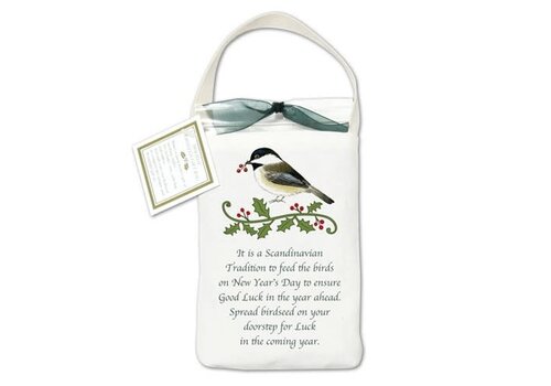  Alice's Cottage Chickadee Bird Seed Gift Tote 