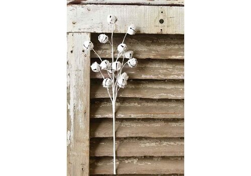  24" Winter White Bells Spray 