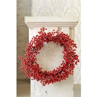 18" Weatherproof Berry Wreath