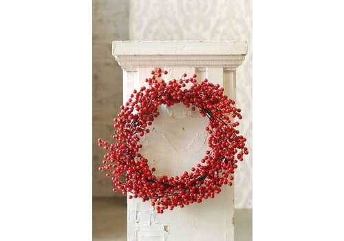  18" Weatherproof Berry Wreath 