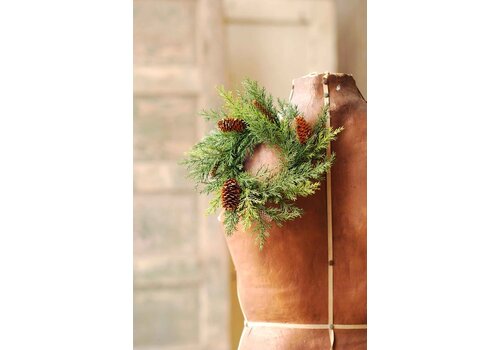  Prickly Pine Candle Ring Medium 