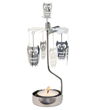 Owl Rotary Candle Holder