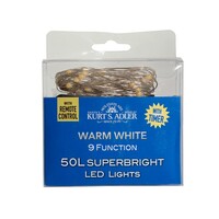 50 Light LED Silver Wire