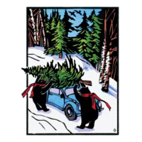 Bears on Holiday Boxed Cards