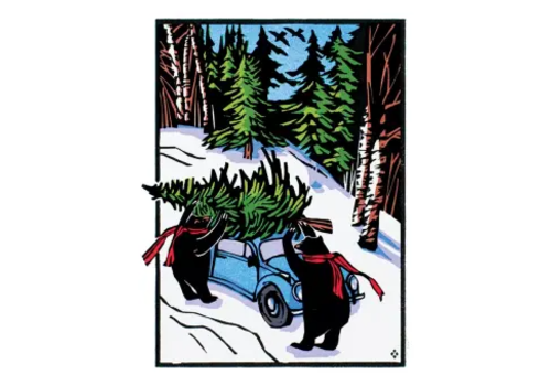  Artists to Watch Bears on Holiday Boxed Cards 