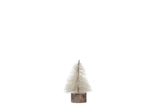 Creative Co-Op Fabric String Tree w/ Wood Base 