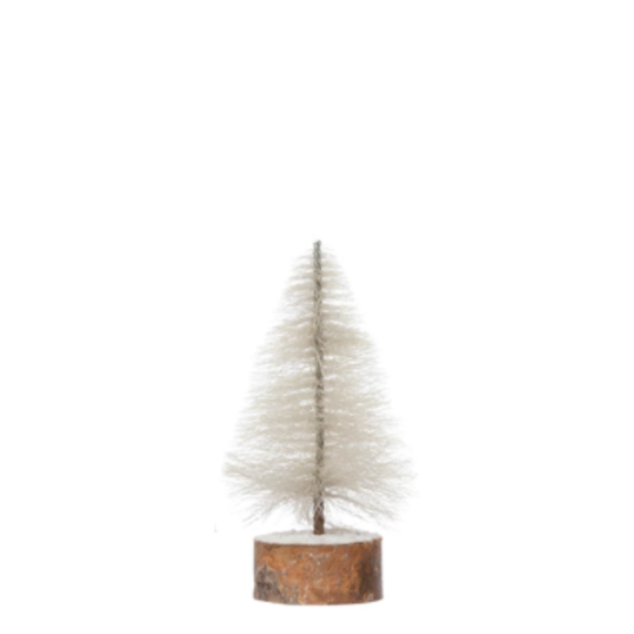 Fabric String Tree w/ Wood Base