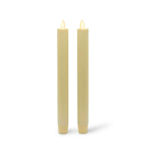  Gerson Companies S/2 Luminara Mov Flame Tapers 