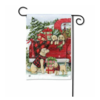 Christmas Puppies Garden Flag Christmas Puppies Garden Flag