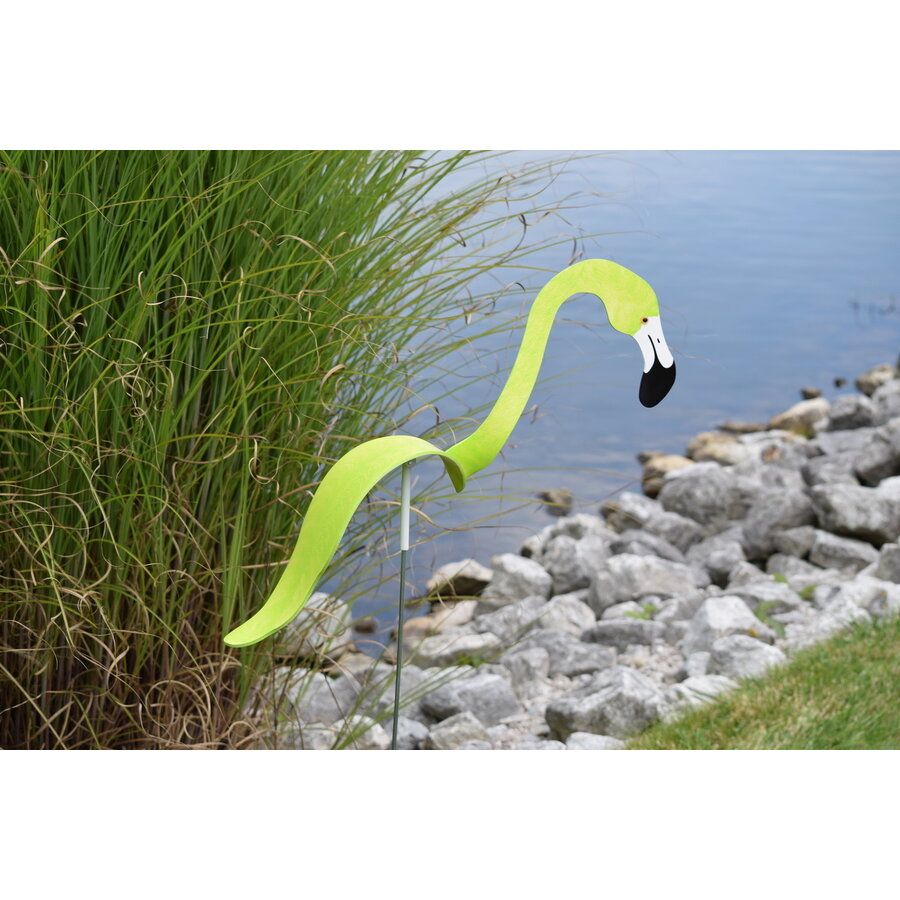 Dancing Lawn Flamingo