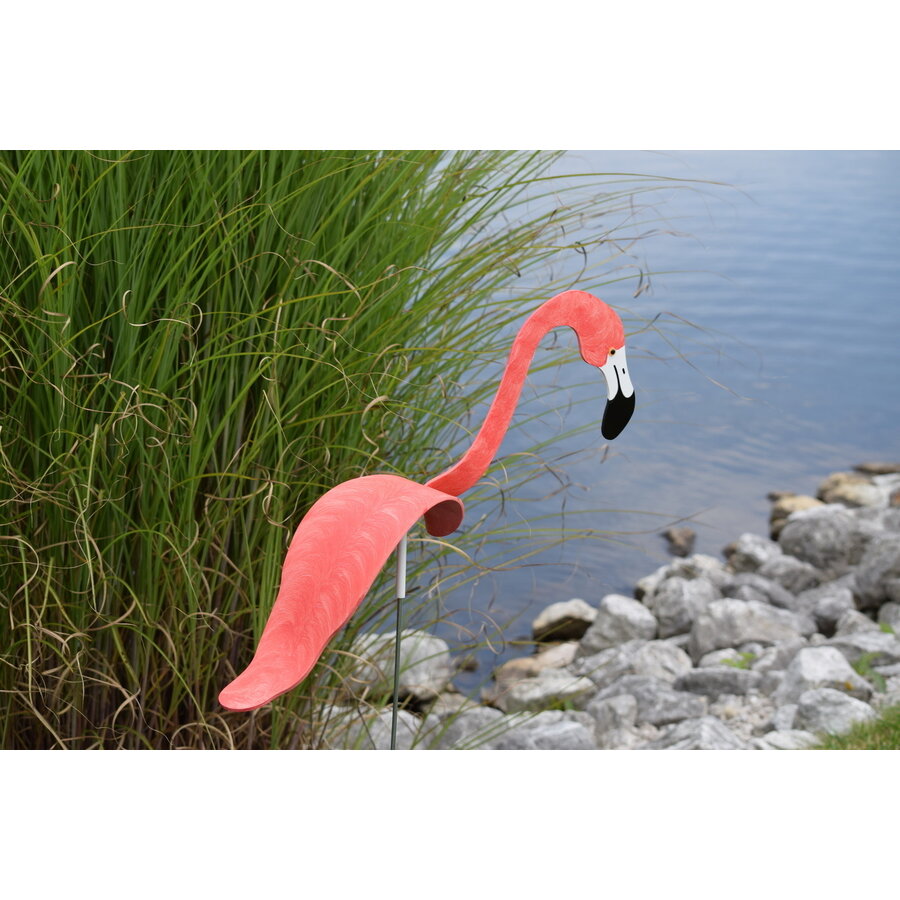 Dancing Lawn Flamingo