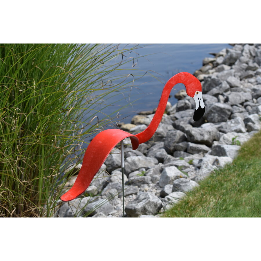 Dancing Lawn Flamingo