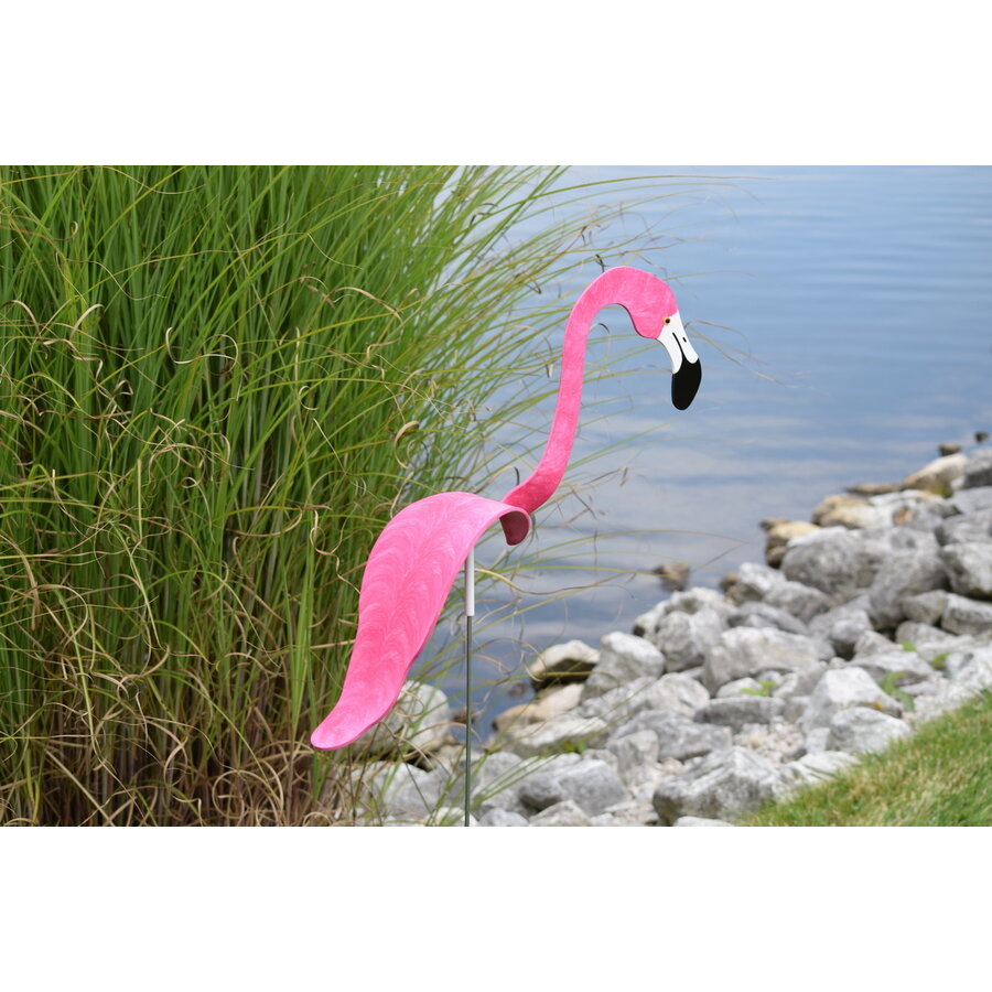 Dancing Lawn Flamingo