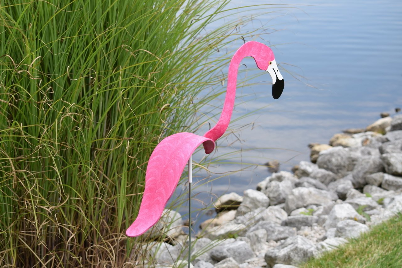 Flamingo Outdoor Wall Thermometer