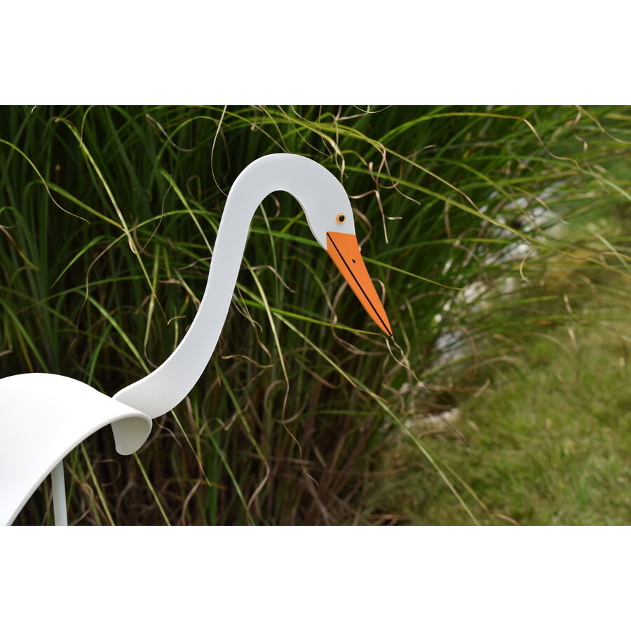 Dancing White Egret