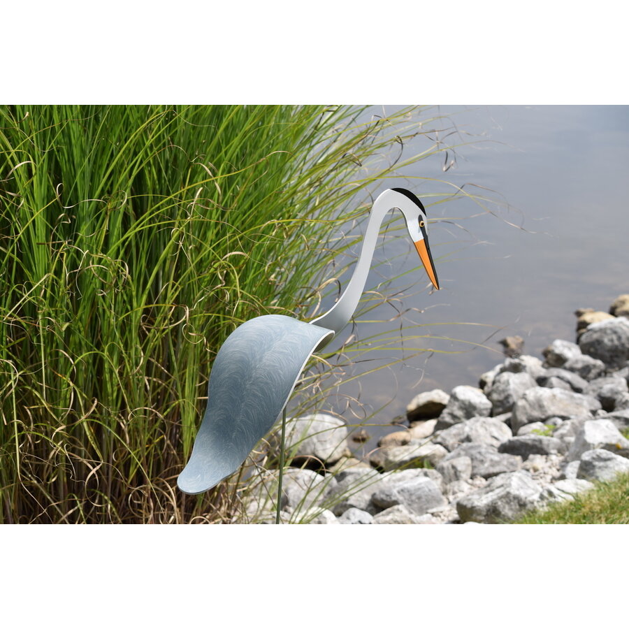 Dancing Lawn Great Blue Heron