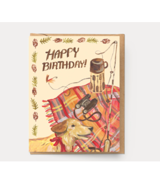 Ingrid Press Camp Birthday Greeting Card